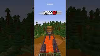 Parkour de Minecraft a diferentes edades 