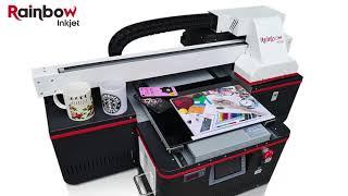 Rainbow Newest updated version RB-4030/4060 Pro uv flatbed printer with different functions!