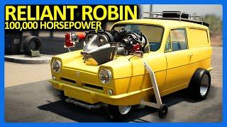 I Built a 100,000 Horsepower Reliant Robin in Car Mechanic Simulator