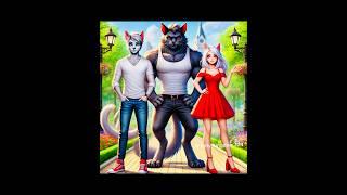 Devil cat attacks on cat couple  #cat #cute #love #catlover #cartooncat #shorts #trending