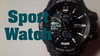 Часы Sport Watch Skmei обзор, настройка, проверка на водонепроницаемость