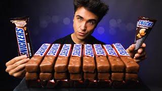 ASMR SNICKERS ICE CREAM BARS (SNICKERS CHOCOLATE PARTY) DESSERT MUKBANG 리얼사운드 먹방 | McBang ASMR