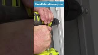 How to install a metal security door