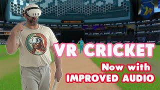 VR Cricket Guy 20 Overs in VR Cricket now with Improved Audio