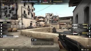 CSGO 1v3 retake with a bizon and taser