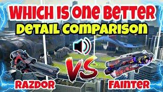 [WR] Razdor VS Fainter Weapon Comparison in |War Robots|