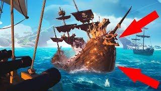 НОВЫЙ КОРАБЛЬ СКЕЛЕТОВ НАПАЛ НА НАС! - SEA OF THIEVES!