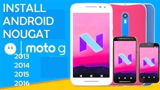 Install Android N 7.1(CM 14.1) on Moto G(G1,G2,G3,G4/G4 Plus)