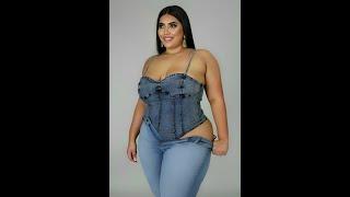 Curvy Lingerie Confidence_ Plus Size Bodysuit Fashion Model #plussize #lingerie #curvy