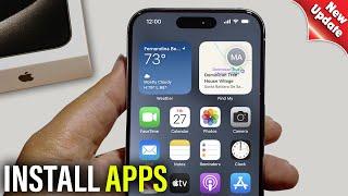 iPhone 15/Pro/Max: How to Install Apps