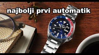 Najbolji Prvi Automatik Sat Seiko 5 sport SRPD recenzija