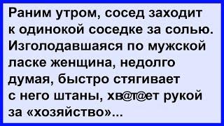 Сосед зашёл к одинокой соседке... Сборник! Клуб анекдотов!