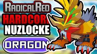 Pokémon Radical Red Hardcore Nuzlocke - DRAGON Types Only! (No items, No overleveling)