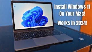 How to install Windows 11 on a Mac using Boot Camp Assistant | 2024 Updated Tutorial #mac #windows11