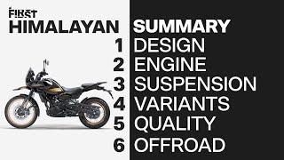 2024 Royal Enfield Himalayan (The Quick Summary Beta) | MotorInc First