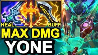 Wild Rift China Yone Mid - FULL DAMAGE YONE Build Runes - Challenger Solo Rank Gameplay