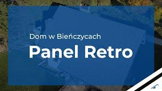 Realizacja z pokryciem dachowym Panel Retro firmy Blachotrapez – dom w Bińczycach