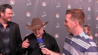 Blake Shelton and Jake Worthington | The Voice Finale Red Carpet Interview | AfterBuzz TV