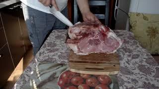 Буженина, готовим свиной окорок на 9 кг. Baked ham, prepare the ham for 9 kg.