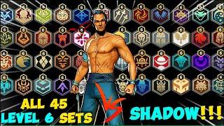 WATCH! All 45 Level 6 Sets vs Shadow Master!!! | Shadow Fight 3