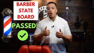 HOW TO PASS YOUR STATE BOARD BARBER EXAM ON THE FIRST TRY | BEST TIPS