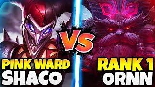 PINKWARD VS EUW - When Pink Ward Shaco goes up against the RANK 1 ORNN... (Battle of the one tricks)