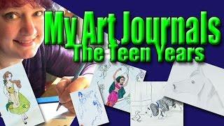 My Sketchbooks:  Early Teen Years