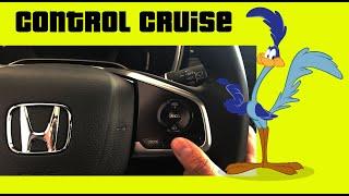 Como USAR control Crucero en un Honda???