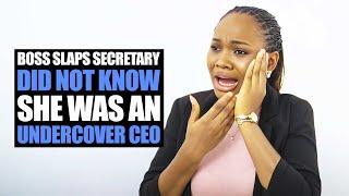 Boss Slaps Secretary, Did Not Know She Was An Undercover CEO | Moci Studios