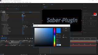 Saber (Video Copilot) Text Tutorial After Effects