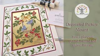 Decorated Picture Mount for a Painting