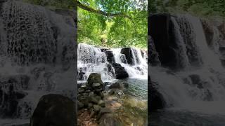 Beautiful hidden waterfall in Mauritius