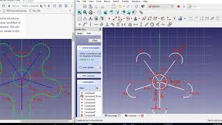 Sketcher Workbench (Sketch from FreeCAD wiki)