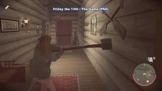 Friday the 13th (PS4 - Update 1.40) - Big Weapon Glitch & Slide Swing Glitch.