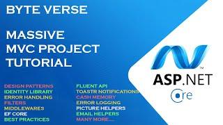 ASP.NET CORE MVC | Massive MVC Project Tutorial - Project Setup and Structure #0