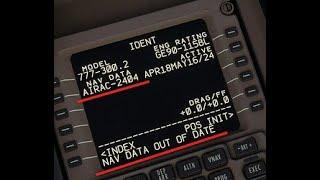Manually Updating NavData for PMDG 777