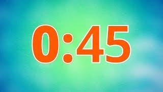 45 Seconds Timer Countdown