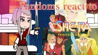 FANDOMS REACT TO(pt5) SHERA