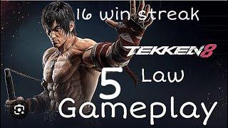 Tekken 8 Law - 16 Win Streak Live