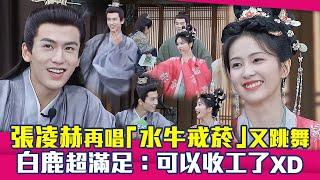 張凌赫再唱「水牛戒菸」又跳舞　白鹿超滿足：可以收工了XD