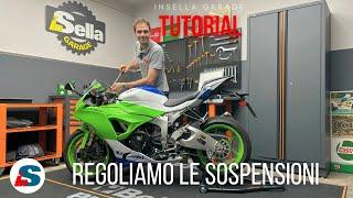 Tutorial inSella Garage: come regolare le sospensioni della tua moto