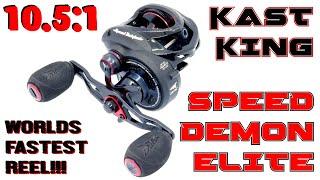 Kastking SPEED DEMON ELITE 10.5:1...  The FASTEST reel in the world!!!