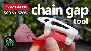 How-To Adjust the SRAM B-Gap or Chain Gap - New Tool vs Old - Eagle 520%, 3 mm Hack?