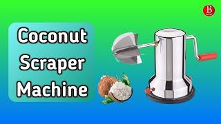 Coconut Scraper Machine | Stainless Steel Vacuum Base Coconut Scraper