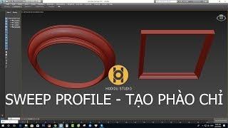 HODIDU STUDIO -  HƯỚNG DẪN PLUG-IN SWEEP PROFILE ( TẠO PHÀO CHỈ ĐẦY ĐỦ + CHI TIẾT )