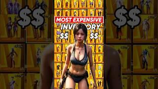 Most Expensive Inventory Pubg Mobile Bgmi  #pubg #pubgmobile #bgmi #yoytubeshorts #xsuit #shorts