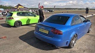 560HP Audi A4 B7 DTM Edition 2.0 TFSI vs Volkswagen Golf 6 RS3 Engine