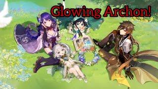 Making all Archon Hair Glow! | Genshin impact