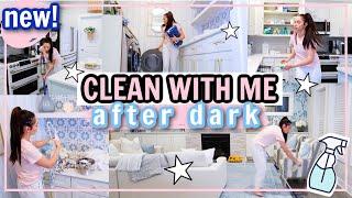 RELAXING CLEAN WITH ME ROUTINE! NIGHT TIME CLEANING AFTER DARK 2021 | Alexandra Beuter