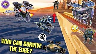  WHICH ROBOTS CAN SURVIVE THE EDGE ON CARRIER MAP? || WR WAR ROBOTS ||